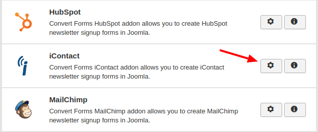 icontact convert forms addon