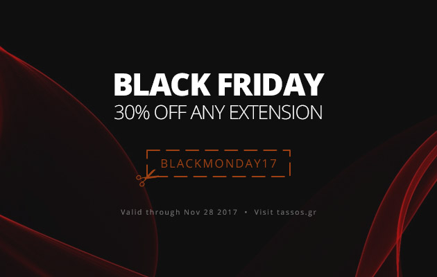 Black Friday and Cyber Monday 30% Deal