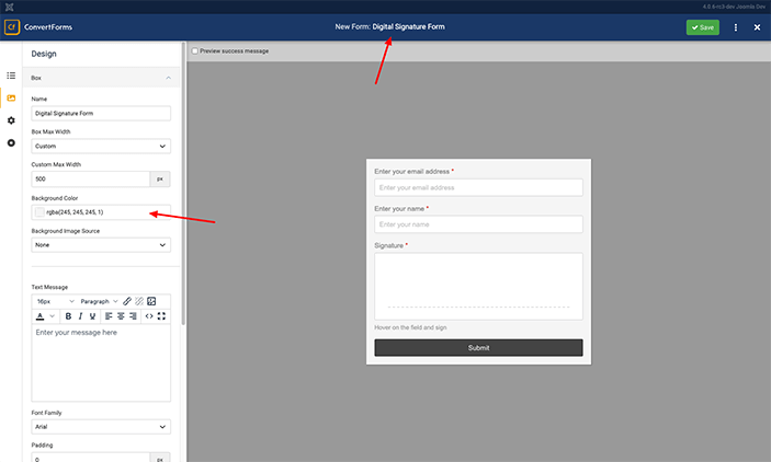 How to Accept Digital Signatures in Joomla - Form Builder