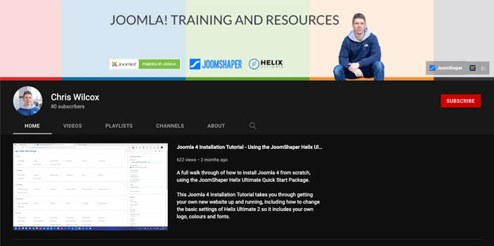 Chris Wilcox Joomla Resource