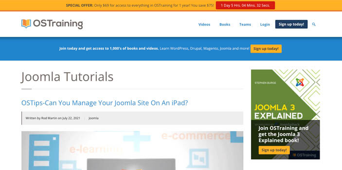 OSTraining Joomla Resource