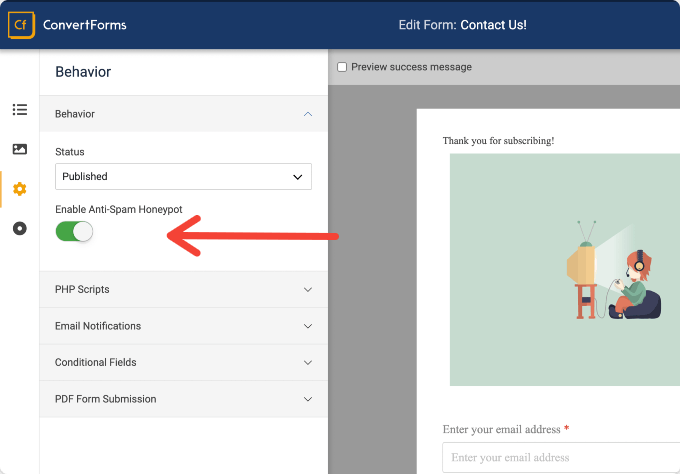 stop joomla form span14