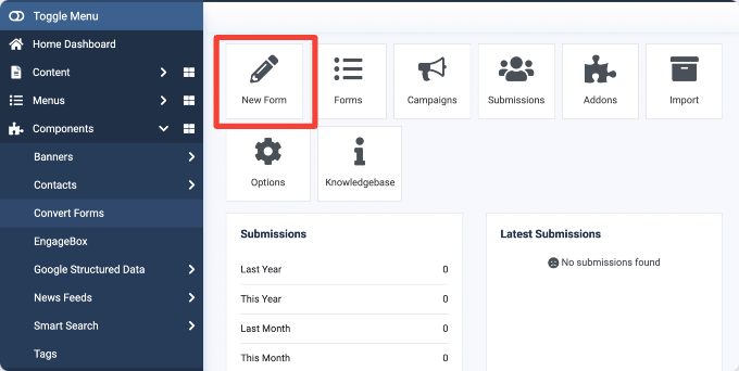 stop joomla form span22