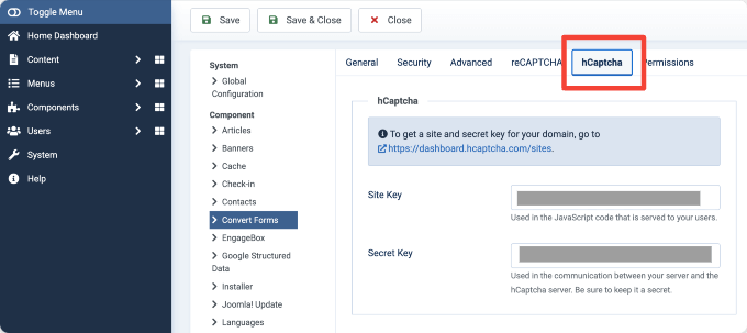 stop joomla form span29