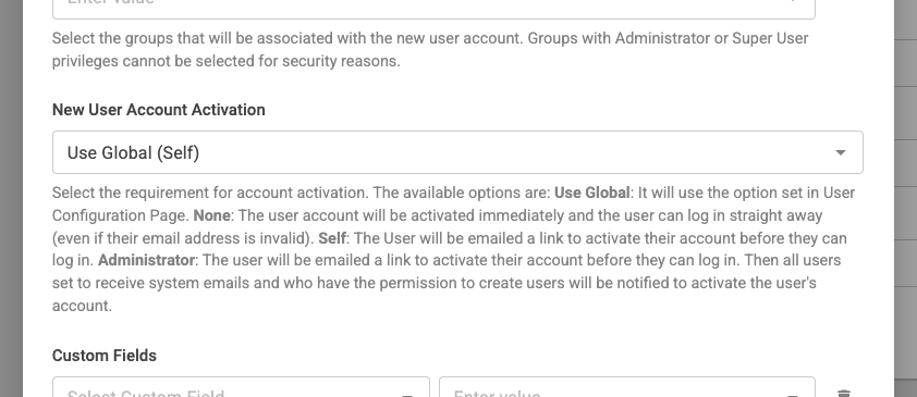 Account Activation