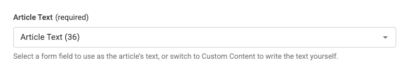 content action map text