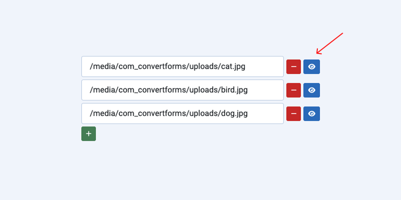 upload file preview button