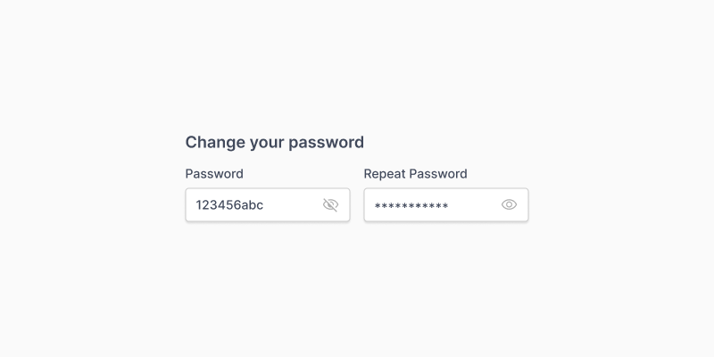 password field
