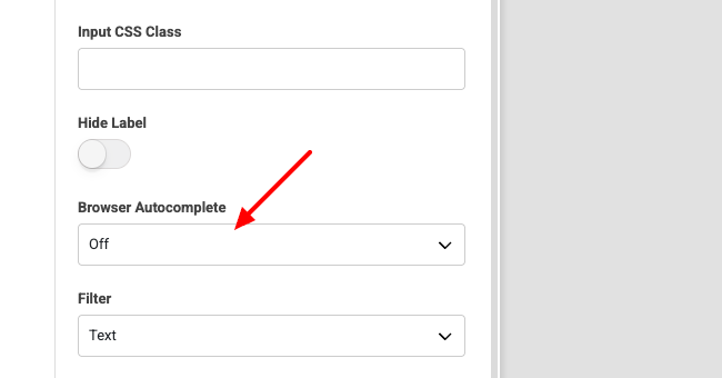 Browser AutoComplete