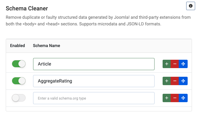 Schema Cleaner