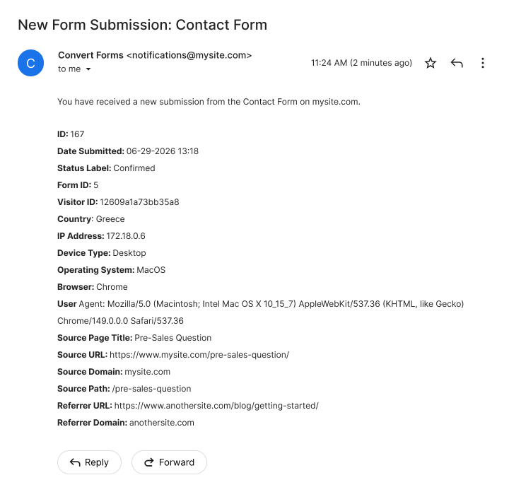 metadata list