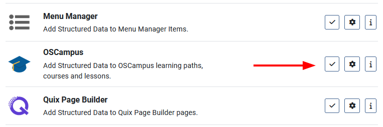 Enable OSCampus Integration