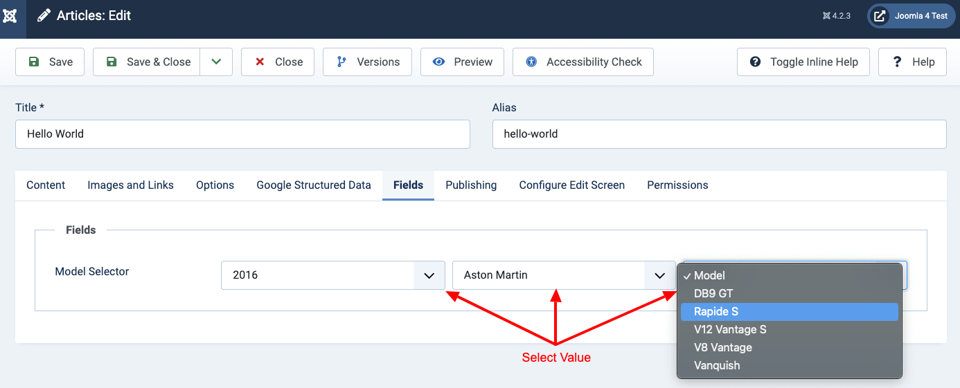 acf chained fields field usage