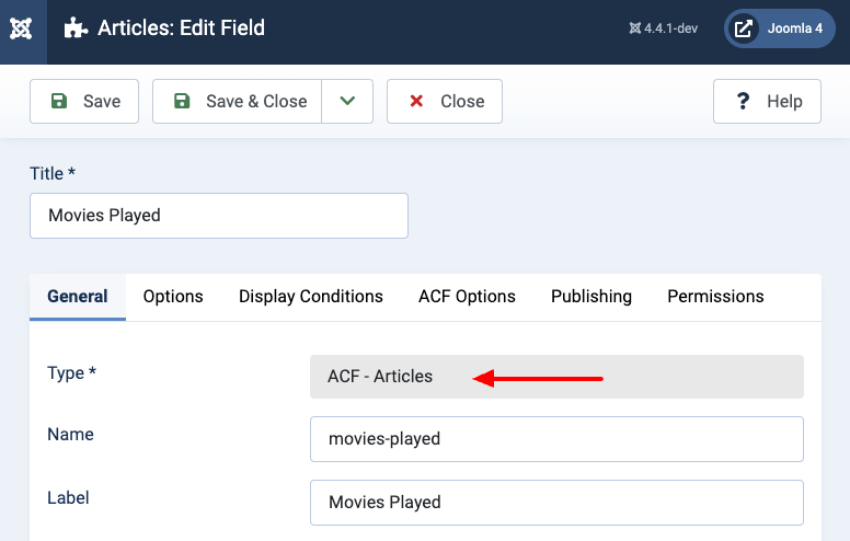 acf articles field auto step 1