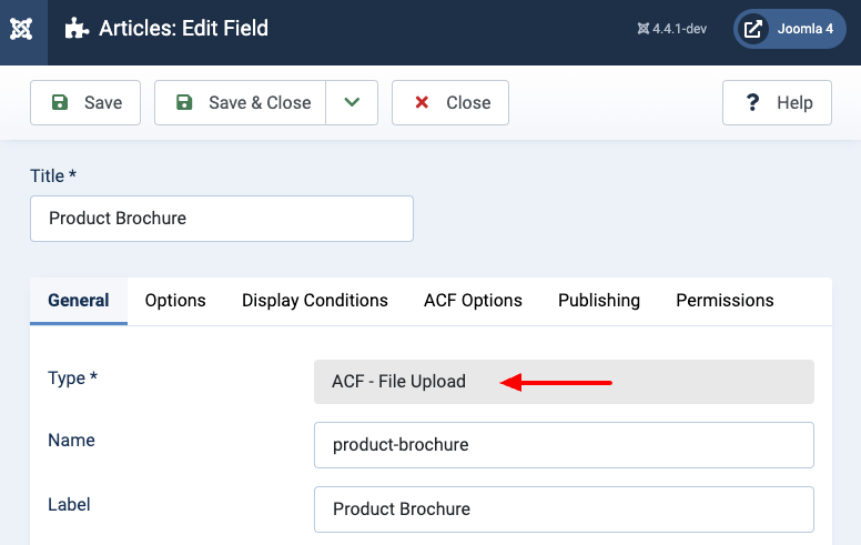 Joomla File Upload Custom Field