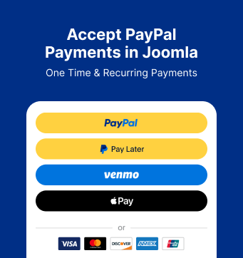 Accept PayPal Payments in Joomla