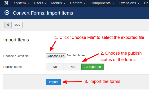 convert forms import