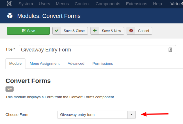 convert forms module