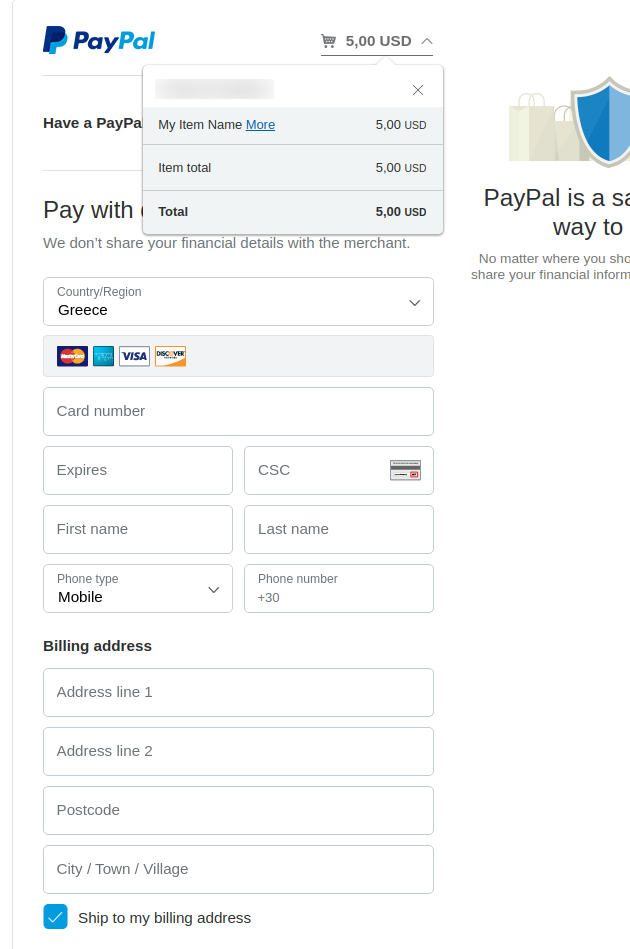 Convert Forms PayPal Payment