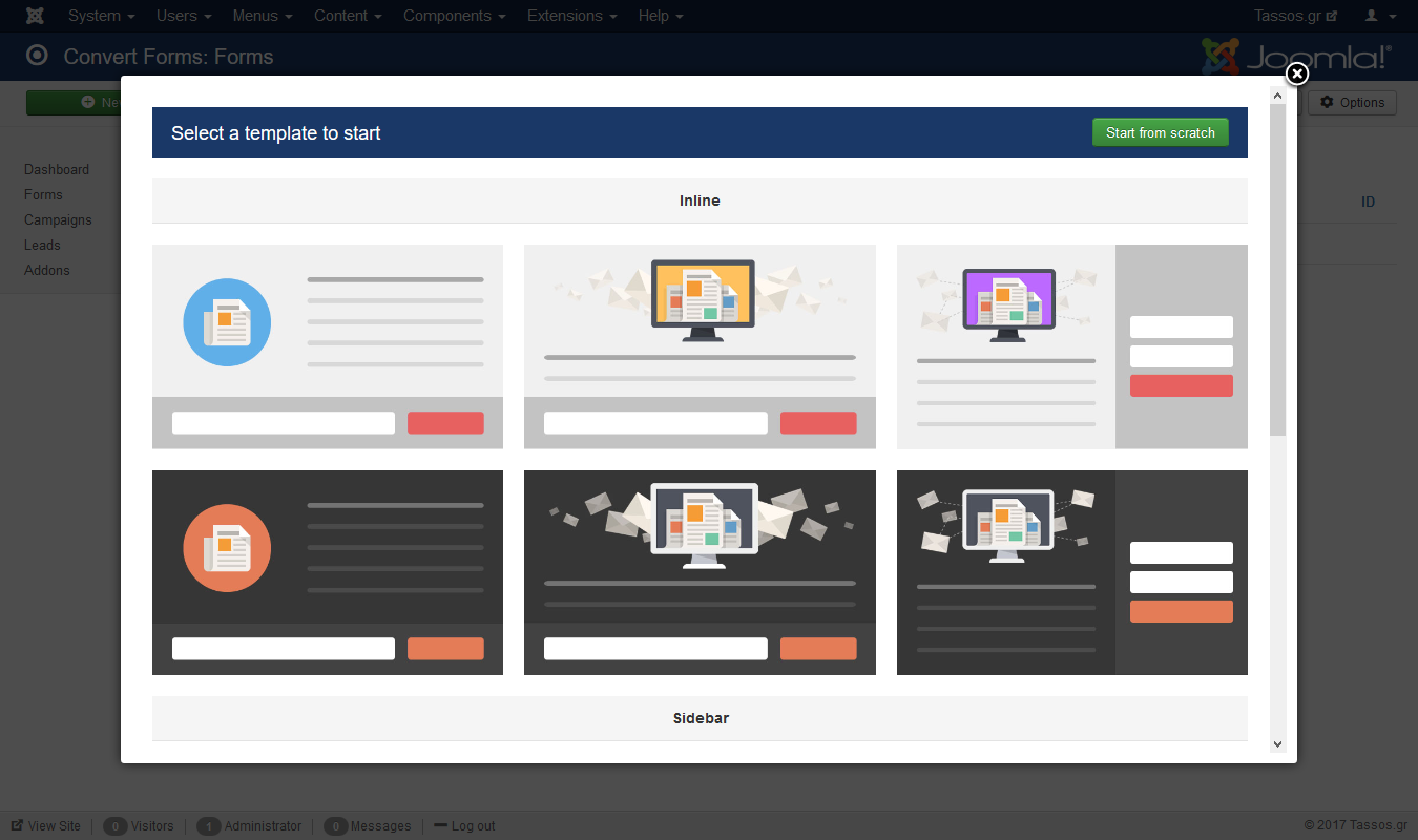 convert forms templates