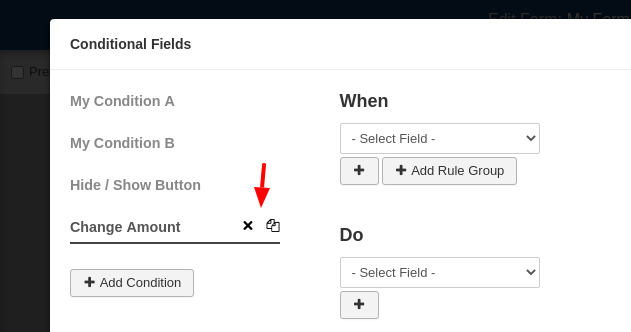 convertforms conditionallogic hover toolbar