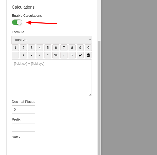 Convert Forms Enable Field Calculations