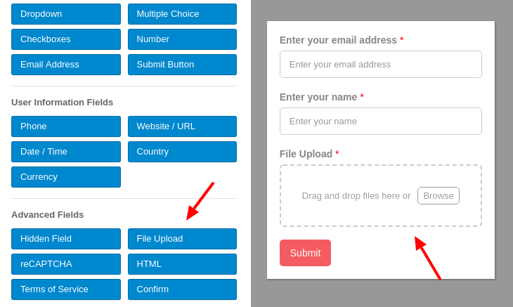 Add File Upload Field to Joomla! Forms