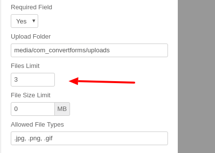 Allow multiple file uploads in your Joomla! Form