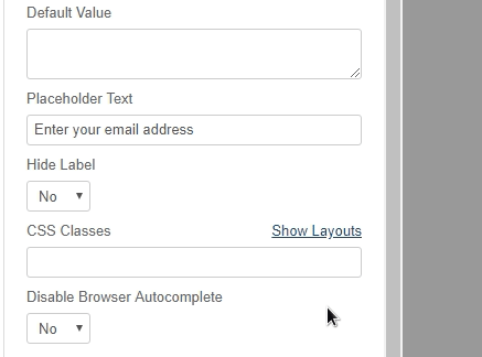 convert forms select columns layout