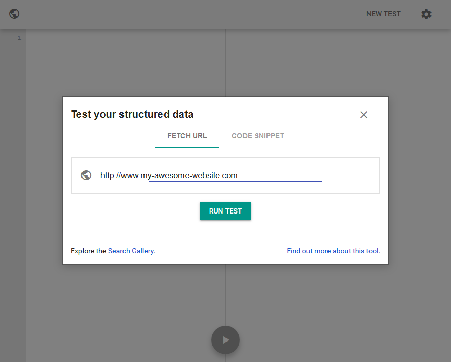 Check your website's Google Structured Data Markup