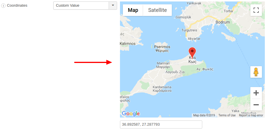 The Local Business Schema Coordinates Section