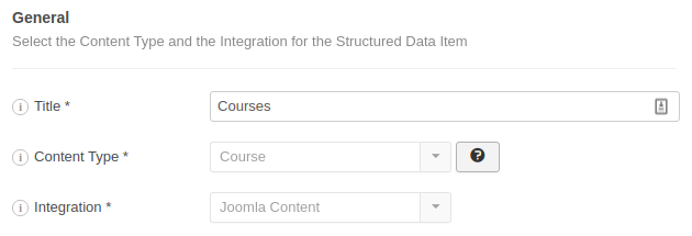 The Course Structured Data