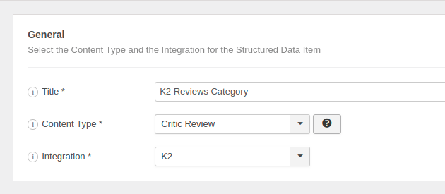 The Critic Review Structured Data