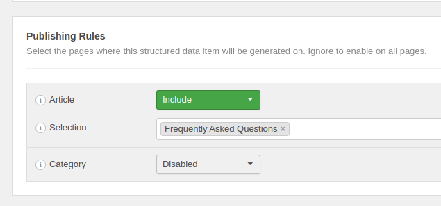 gsd faq publishing rule