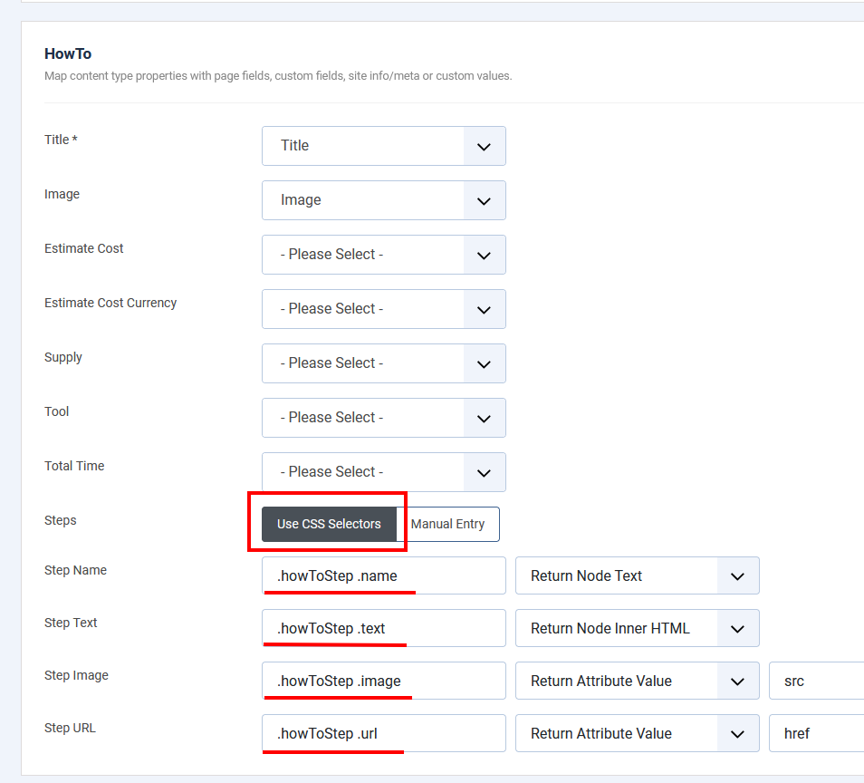 gsd howto css selectors