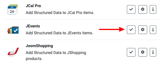 JEvents Structured Data