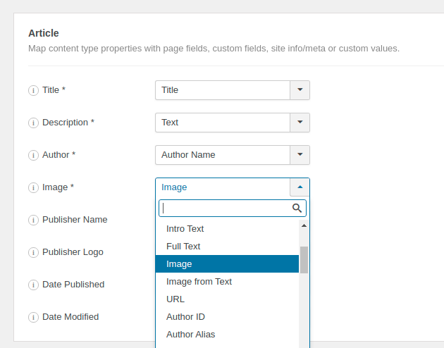 The Article Schema JSON-LD Properites