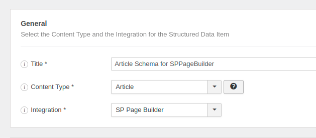 GSD SP Page Builder New Item