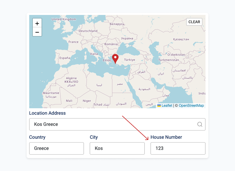 house number address autocomplete