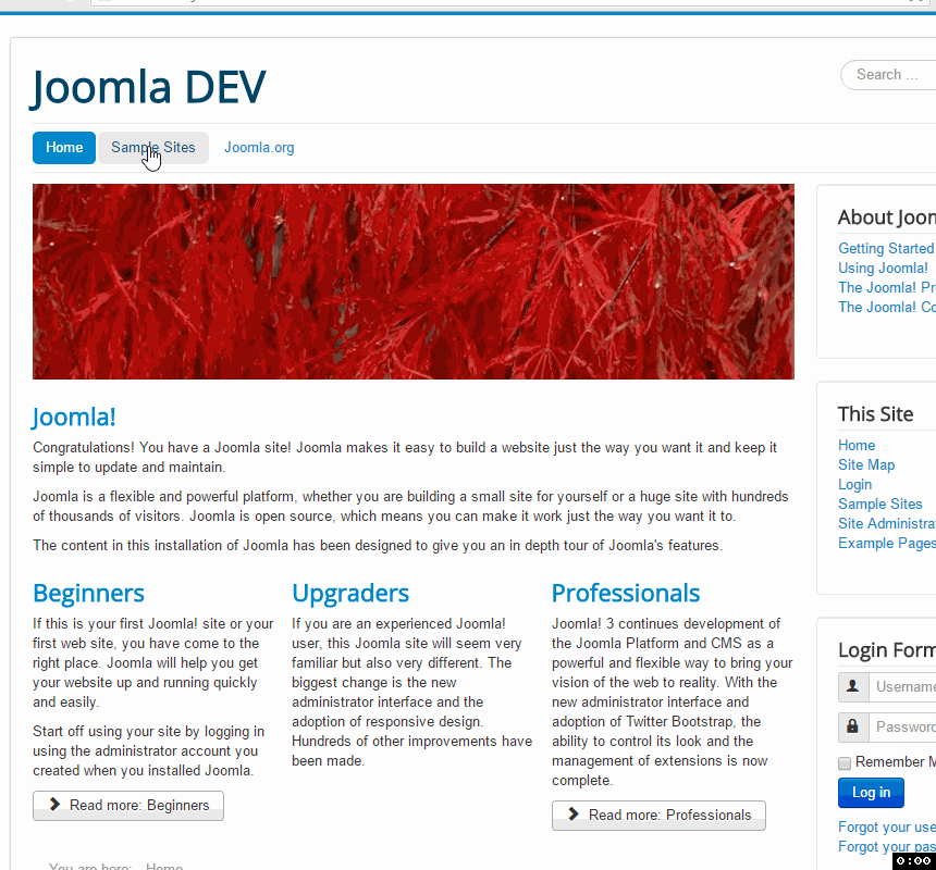 how to find the menu class id with chrome inspector in joomla