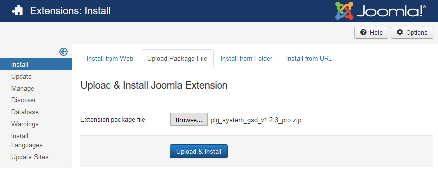 Install Google Structured Data Markup on Joomla