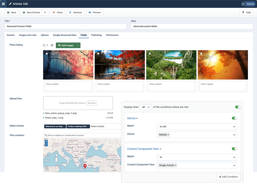 The all-in-one Joomla Custom Fields Collection