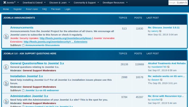Joomla Official Forum