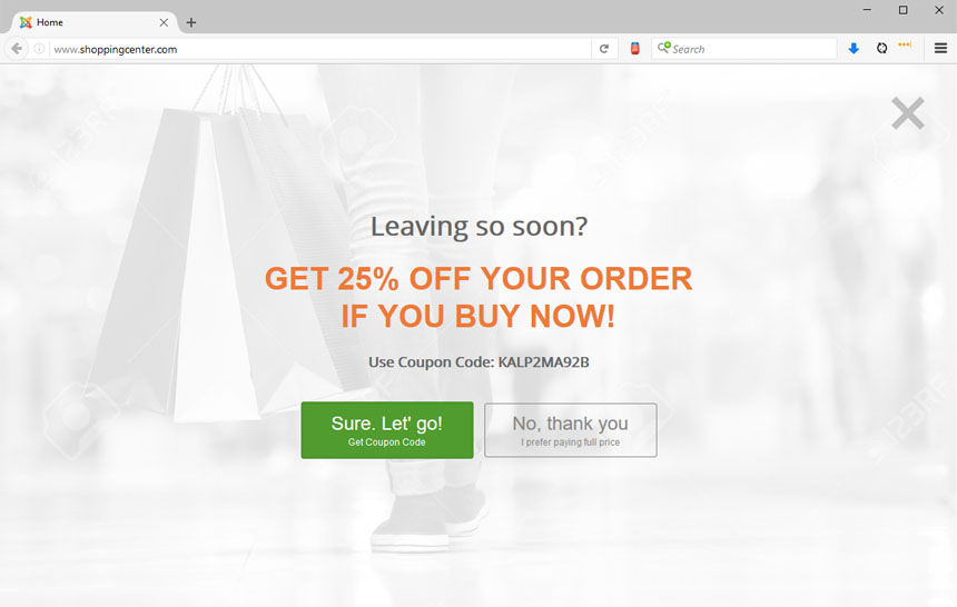 Yes No Popup Cart Abandonment for Joomla