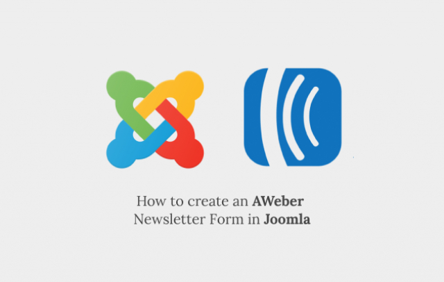 How to Create an AWeber Subscribe Form in Joomla