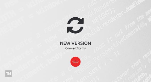 Convert Forms 1.0.7 released with new Smart Tags