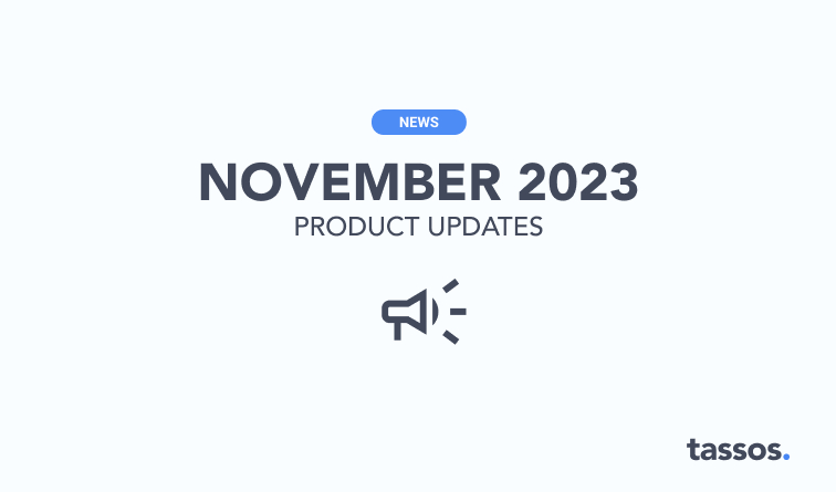 2023 November Product Updates