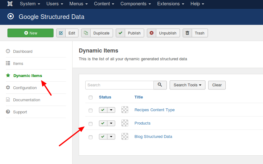 Beta Test Google Structured Data Dynamic Items