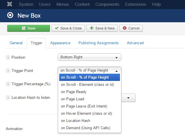 What's new in Responsive Scroll Triggered Box 1.6